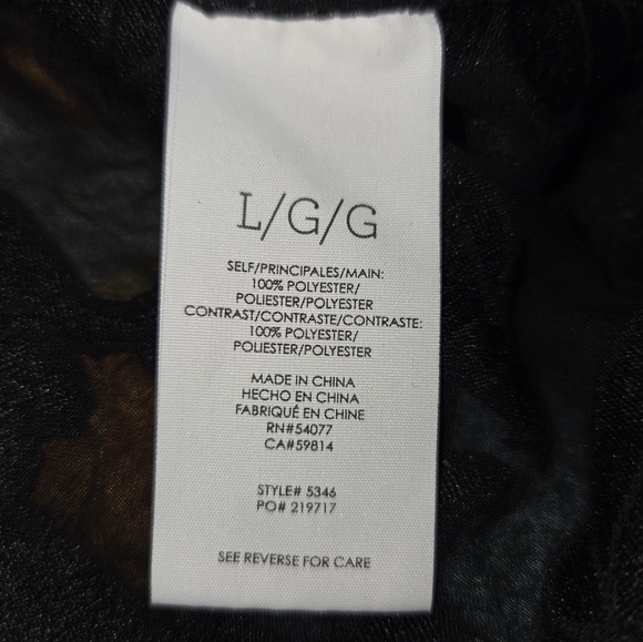 Women's Cabi Elegant Black Lace Sleeveless Top Size L - Picture 7 of 8